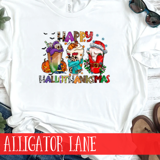 Happy HalloThanksMas - All the holidays T Shirt