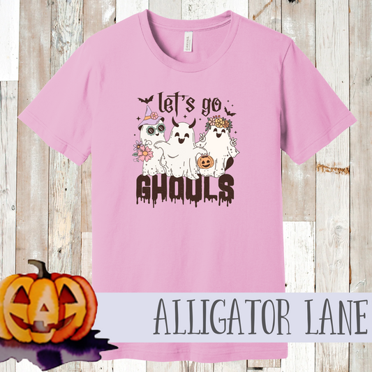 Let's Go Ghouls! - Ghost Ghouls T Shirt
